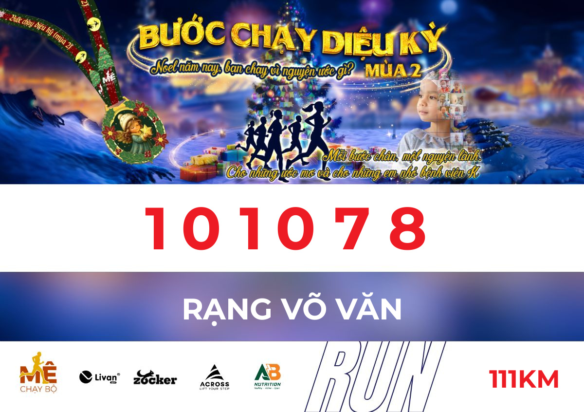 Rạng Võ Văn - BIB 101078