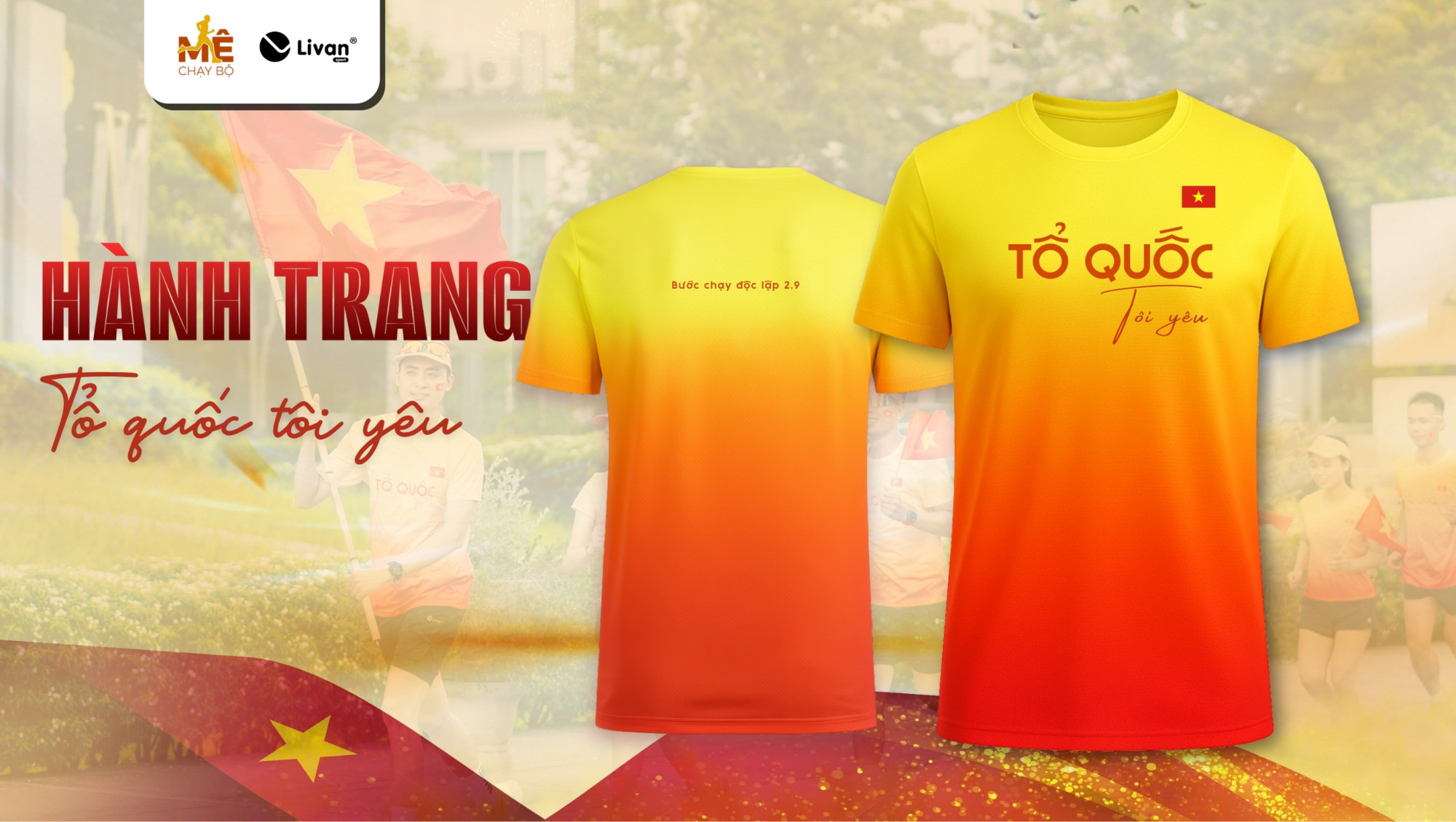 ĐĂNG KÝ ÁO MÊ CHẠY BỘ  - BƯỚC CHẠY ĐỘC LẬP