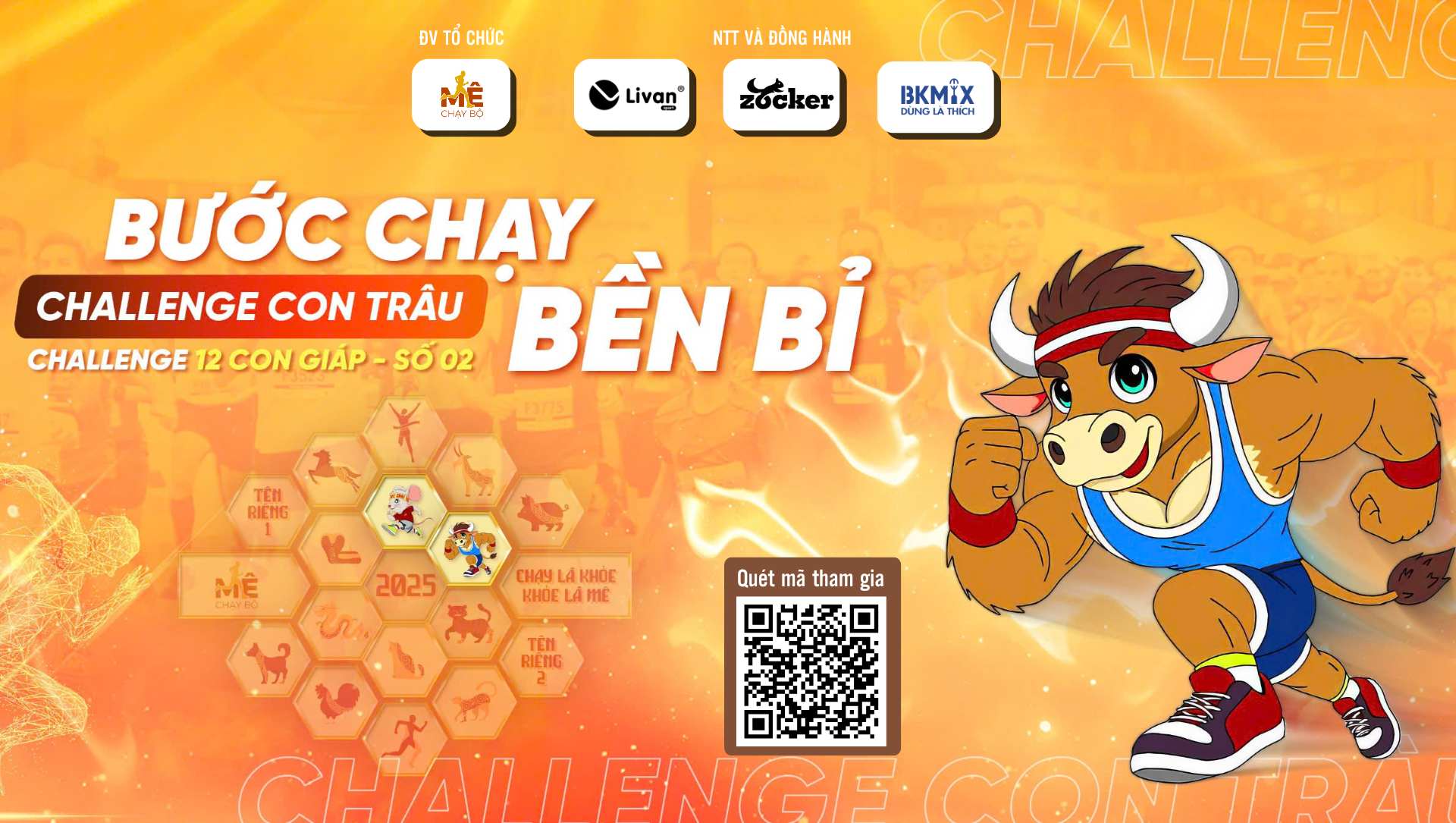 BƯỚC CHẠY BỀN BỈ - CHALLENGE 12 CON GIÁP ( CHALLENGE 02 - CON TRÂU )